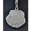 Griffon - keyring (silver plate) - 2147 - 19866