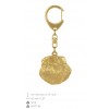 Griffon Bruxellois - keyring (gold plating) - 814 - 30005