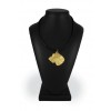 Irish Wolfhound - necklace (gold plating) - 968 - 25475