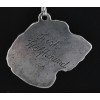 Irish Wolfhound - necklace (silver plate) - 2963 - 30831