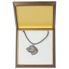 Irish Wolfhound - necklace (silver plate) - 2963 - 31106