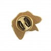 Irish Wolfhound - pin (gold) - 1492 - 7436