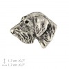Irish Wolfhound - pin (silver plate) - 1528 - 26004