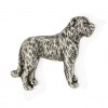 Irish Wolfhound - pin (silver plate) - 2639 - 28647