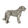 Irish Wolfhound - pin (silver plate) - 453 - 25913