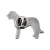 Irish Wolfhound - pin (silver plate) - 453 - 25916
