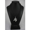 Italian Greyhound - necklace (silver plate) - 2979 - 30893