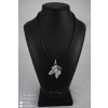 Italian Greyhound - necklace (silver plate) - 2979 - 30897