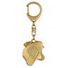 Jack Russel Terrier - keyring (gold plating) - 2436 - 27131