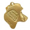 Jack Russel Terrier - keyring (gold plating) - 2436 - 27133