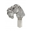 Kerry Blue Terrier - clip (silver plate) - 295 - 26415