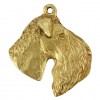 Kerry Blue Terrier - necklace (gold plating) - 2499 - 27488