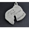 Kerry Blue Terrier - necklace (silver chain) - 3323 - 33807