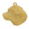 Labrador Retriever - keyring (gold plating) - 827 - 25155