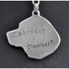 Labrador Retriever - keyring (silver plate) - 2161 - 20210