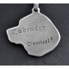Labrador Retriever - necklace (silver cord) - 3191 - 32639
