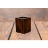 Lhasa Apso - candlestick (wood) - 3986 - 37837