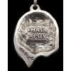 Lhasa Apso - necklace (silver chain) - 3356 - 34006