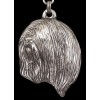 Lhasa Apso - necklace (silver plate) - 2986 - 30923