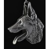 Malinois - necklace (silver chain) - 3343 - 33926