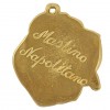 Neapolitan Mastiff - necklace (gold plating) - 2471 - 27376