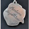 Neapolitan Mastiff - necklace (silver chain) - 3280 - 33548