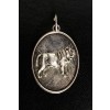 Neapolitan Mastiff - necklace (silver plate) - 3438 - 34910