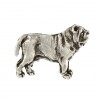 Neapolitan Mastiff - pin (silver plate) - 2657 - 28745