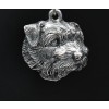 Norfolk Terrier - necklace (silver chain) - 3376 - 34128