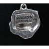 Norfolk Terrier - necklace (silver cord) - 3254 - 32895