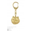 Norwich Terrier - keyring (gold plating) - 1739 - 30178