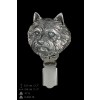 Norwich Terrier - keyring (silver plate) - 2279 - 23532