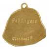 Pekingese - keyring (gold plating) - 872 - 25270