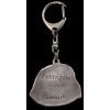 Pekingese - keyring (silver plate) - 2196 - 21059