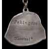 Pekingese - necklace (silver plate) - 2981 - 30903