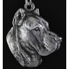 Perro de Presa Canario - necklace (silver chain) - 3340 - 33910