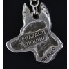 Pharaoh Hound - necklace (silver chain) - 3338 - 33899
