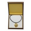 Polish Lowland Sheepdog - necklace (gold plating) - 2532 - 27700
