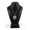 Polish Lowland Sheepdog - necklace (silver chain) - 3377 - 34646