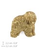 Polish Lowland Sheepdog - pin (gold) - 1494 - 7447