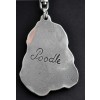 Poodle - keyring (silver plate) - 69 - 404