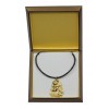 Poodle - necklace (gold plating) - 2495 - 27654