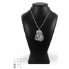Poodle - necklace (silver cord) - 3194 - 33204
