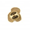 Poodle - pin (gold plating) - 1058 - 7728