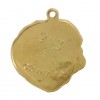 Pug - keyring (gold plating) - 2841 - 30210