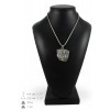 Pug - necklace (silver cord) - 3231 - 33356