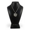 Pug - necklace (silver cord) - 3231 - 33358