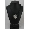 Pug - necklace (silver plate) - 2983 - 30910