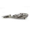 Rottweiler - clip (silver plate) - 2555 - 27887