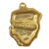 Rottweiler - keyring (gold plating) - 2391 - 26906